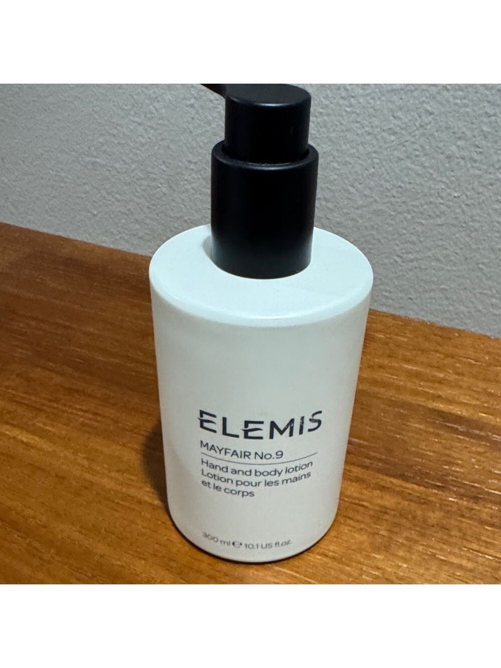 ELEMIS Mayfair No.9 Hand & Body Lotion - White bottle with Black pump